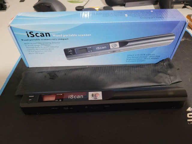 Scanner portátil iScan, seminovo